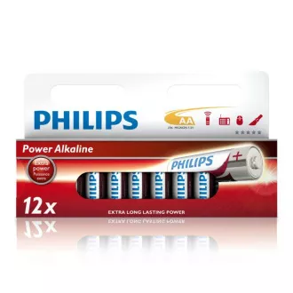 Philips baterie AA Power Alkaline - 12ks Philips baterie AA Power Alkaline - 12ks
