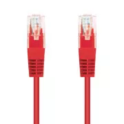 C-TECH Kabel patchcord Cat5e, UTP, červený, 2m