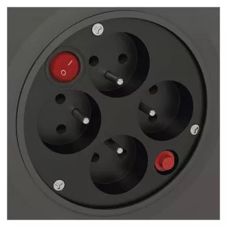 Emos prodlužovací buben - 4 zásuvky, 25m, 1.5mm, PVC, IP20 Emos prodlužovací buben - 4 zásuvky, 25m, 1.5mm, PVC, IP20