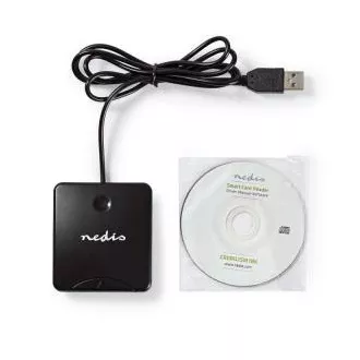 Nedis CRDRU2SM1BK - čtečka čipových karet Smart Card (ID, eObčanka), USB 2.0 Nedis CRDRU2SM1BK - čtečka čipových karet Smart Card (ID, eObčanka), USB 2.0