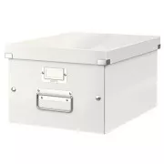 LEITZ Univerzální krabice Click&Store, velikost M (A4), bílá
