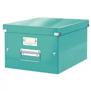 LEITZ Univerzální krabice Click&Store, velikost M (A4), ledově modrá