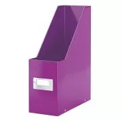 LEITZ Stojan na časopisy Click&Store, purpurová