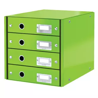 LEITZ Zásuvkový box Click&Store, 4 zásuvky, zelená LEITZ Zásuvkový box Click&Store, 4 zásuvky, zelená