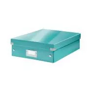LEITZ Organizační box Click&Store, velikost M, ledově modrá