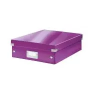 LEITZ Organizační box Click&Store, velikost M, purpurová