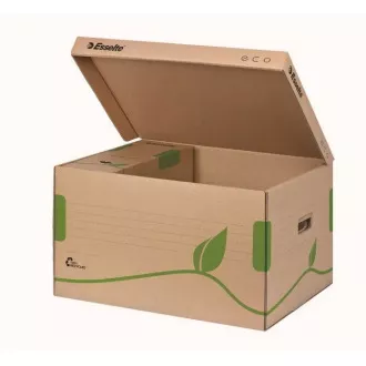 LEITZ Esselte ECO archivační kontejner s víkem, na krabice 80/100 mm, hnědá LEITZ Esselte ECO archivační kontejner s víkem, na krabice 80/100 mm, hnědá