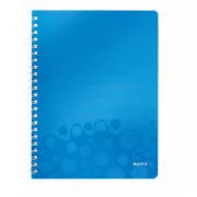 LEITZ Blok WOW A4, PP, linka, modrá