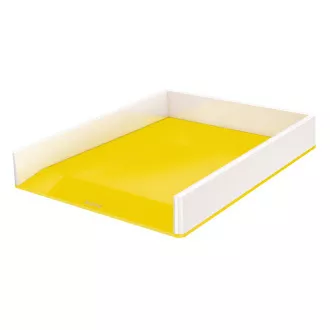 LEITZ Odkladač dvoubarevný WOW, bílá/žlutá