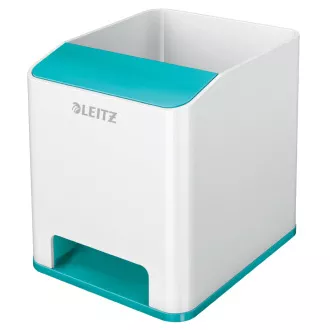 LEITZ Stojánek na tužky WOW hudební, bílá/ledově modrá LEITZ Stojánek na tužky WOW hudební, bílá/ledově modrá