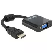 Delock Adaptér HDMI-A samec > VGA samice černá