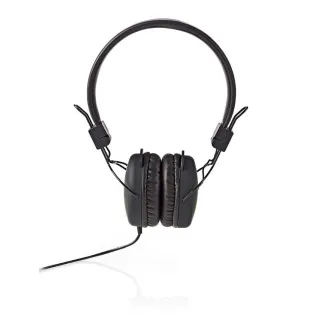 Nedis HPWD1100BK - Kabelová Sluchátka | On-ear | Skládací | Kulatý Kabel 1,2 m | Černá barva Nedis HPWD1100BK - Kabelová Sluchátka | On-ear | Skládací | Kulatý Kabel 1,2 m | Černá barva