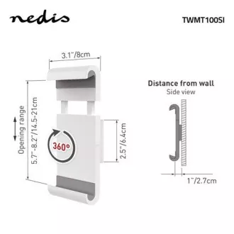 Nedis TWMT100SI - Držák tabletu | 7 – 12" | Pevný Nedis TWMT100SI - Držák tabletu | 7 – 12" | Pevný
