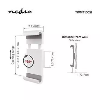 Nedis TWMT100SI - Držák tabletu | 7 – 12" | Pevný Nedis TWMT100SI - Držák tabletu | 7 – 12" | Pevný