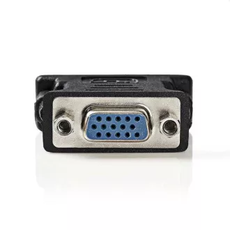 Nedis CCGB32900BK - DVI – VGA Adaptér | DVI-I 24+5-Pin Zástrčka - VGA Zásuvka | Černá barva Nedis CCGB32900BK - DVI – VGA Adaptér | DVI-I 24+5-Pin Zástrčka - VGA Zásuvka | Černá barva