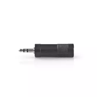 Nedis CAGB22935BK - Stereofonní audioadaptér | 3,5mm Zástrčka - 6,35mm Zásuvka | Černá barva Nedis CAGB22935BK - Stereofonní audioadaptér | 3,5mm Zástrčka - 6,35mm Zásuvka | Černá barva