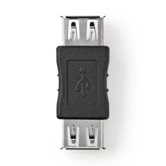 Nedis CCGB60900BK - USB 2.0 Adaptér | A Zásuvka - A Zásuvka | Černá barva Nedis CCGB60900BK - USB 2.0 Adaptér | A Zásuvka - A Zásuvka | Černá barva