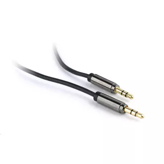 GEMBIRD CABLEXPERT Kabel přípojný jack 3,5mm M/M, PREMIUM QUALITY, pozlacený, 1,8m GEMBIRD CABLEXPERT Kabel přípojný jack 3,5mm M/M, PREMIUM QUALITY, pozlacený, 1,8m
