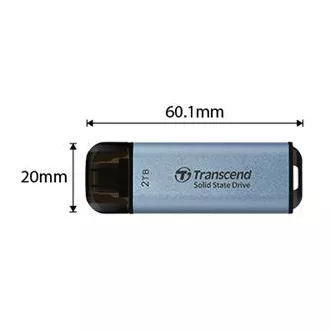 Transcend ESD300S 2TB, External SSD, USB 10Gbps, Type C Transcend ESD300S 2TB, External SSD, USB 10Gbps, Type C