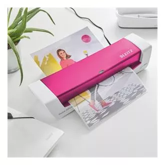 LEITZ iLAM Home Office A4 teplý laminátor, WOW růžová