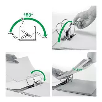 LEITZ Mobilní pořadač 180° Active WOW, 75 mm, černá LEITZ Mobilní pořadač 180° Active WOW, 75 mm, černá