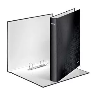 LEITZ Kroužkový pořadač WOW, A4+, 2DR/25mm, černá LEITZ Kroužkový pořadač WOW, A4+, 2DR/25mm, černá