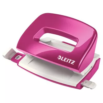 LEITZ Mini děrovačka NeXXt 5060, metalická růžová LEITZ Mini děrovačka NeXXt 5060, metalická růžová