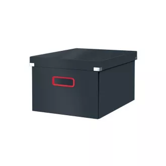 LEITZ Univerzální krabice Click&Store COSY, velikost M (A4), sametově šedá LEITZ Univerzální krabice Click&Store COSY, velikost M (A4), sametově šedá