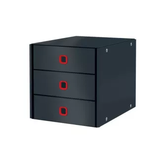 LEITZ Zásuvkový box Click&Store COSY, 3 zásuvky, sametově šedá LEITZ Zásuvkový box Click&Store COSY, 3 zásuvky, sametově šedá