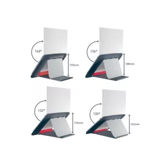 LEITZ Nastavitelný stojan pod notebook ERGO Cosy, sametově šedá