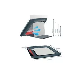 LEITZ Nastavitelný stojan pod notebook ERGO Cosy, sametově šedá