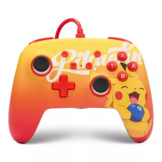 PowerA Enhanced Wired Controller for Nintendo Switch - Oran Berry Pikachu PowerA Enhanced Wired Controller for Nintendo Switch - Oran Berry Pikachu