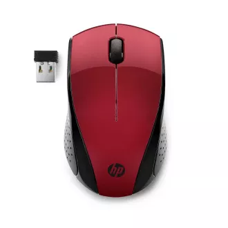 HP 220 - bezdrátová myš - červená HP 220 - bezdrátová myš - červená