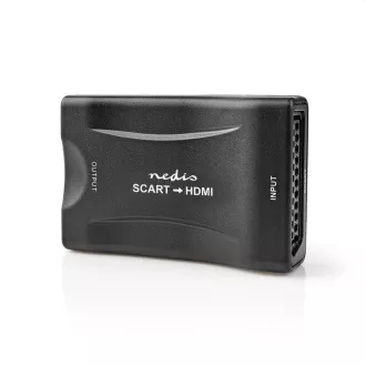 Nedis VCON3463BK - HDMI Převodník | SCART Zásuvka | Výstup HDMI | 1cestný | 1080p | 1.2 Gbps | ABS | Černá Nedis VCON3463BK - HDMI Převodník | SCART Zásuvka | Výstup HDMI | 1cestný | 1080p | 1.2 Gbps | ABS | Černá