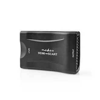 Nedis VCON3461BK - HDMI Převodník | Vstup HDMI | SCART Zásuvka | 1cestný | 1080p | 1.2 Gbps | ABS | Černá Nedis VCON3461BK - HDMI Převodník | Vstup HDMI | SCART Zásuvka | 1cestný | 1080p | 1.2 Gbps | ABS | Černá