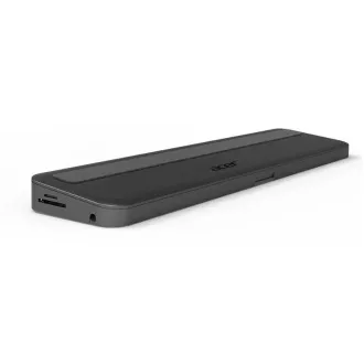 Acer 13in1 Type C Minidock: 3x USB3.0 (5Gbps Data Transfer), 1x USB-C (5Gbps Data transfer), 1x USB-C Power Delivery (up to 100W)