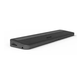 Acer 13in1 Type C Minidock: 3x USB3.0 (5Gbps Data Transfer), 1x USB-C (5Gbps Data transfer), 1x USB-C Power Delivery (up to 100W)