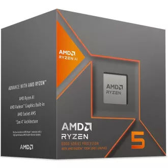 AMD cpu Ryzen 5 8600G AM5 Box (6core, 12x vlákno, 2MB,65W,AM5, AMD Radeon 760M Graphics), chladič Wraith Stealth AMD cpu Ryzen 5 8600G AM5 Box (6core, 12x vlákno, 2MB,65W,AM5, AMD Radeon 760M Graphics), chladič Wraith Stealth