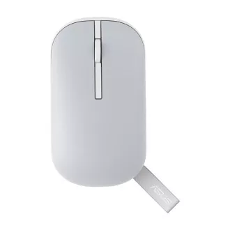 Asus MD100 bezdrátová myš - 2,4Ghz dongl/bluetooth/ 1600dpi/bílo-šedá Asus MD100 bezdrátová myš - 2,4Ghz dongl/bluetooth/ 1600dpi/bílo-šedá
