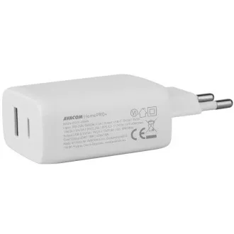 AVACOM HomePRO+ síťová nabíječka s Power Delivery 65W s výstupy USB-C a USB-A AVACOM HomePRO+ síťová nabíječka s Power Delivery 65W s výstupy USB-C a USB-A