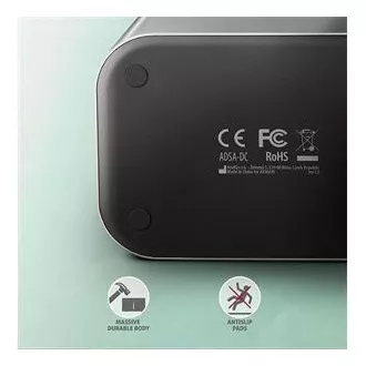 AXAGON ADSA-DC, USB-C 5Gbps - 2x SATA 6G 2.5"/3.5" SSD/HDD CLONE DUAL dokovací stanice