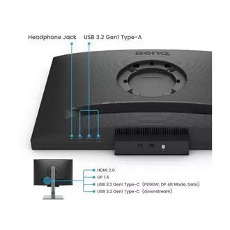 BenQ LCD LED RD240Q 24,1" IPS/2560x1600/5ms/DP/HDMI/2xUSB-C/3xUSB 3.0/pivot/95% DCI-P3/Daisy Chain/pro programatory/černá BenQ LCD LED RD240Q 24,1" IPS/2560x1600/5ms/DP/HDMI/2xUSB-C/3xUSB 3.0/pivot/95% DCI-P3/Daisy Chain/pro programatory/černá