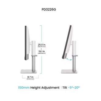 BenQ PD3226G 31,5" IPS/3840x2160/400 nits/1200:1/1ms/144Hz/HDMI/DP/2xThunderbolt/5xUSB/Repro/Pivot/Výškově nastavitelné BenQ PD3226G 31,5" IPS/3840x2160/400 nits/1200:1/1ms/144Hz/HDMI/DP/2xThunderbolt/5xUSB/Repro/Pivot/Výškově nastavitelné