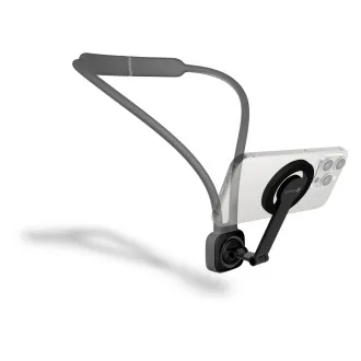 CONNECT IT MagSafe POV magnetický držák telefonu na krk ŠEDÝ CONNECT IT MagSafe POV magnetický držák telefonu na krk ŠEDÝ
