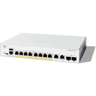 Cisco Catalyst switch C1200-8P-E-2G (8xGbE,2xGbE/SFP combo,8xPoE+,67W,fanless) - REFRESH Cisco Catalyst switch C1200-8P-E-2G (8xGbE,2xGbE/SFP combo,8xPoE+,67W,fanless) - REFRESH