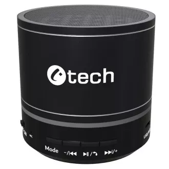 C-TECH reproduktor SPK-08B, bluetooth, baterie, USB-C, černý C-TECH reproduktor SPK-08B, bluetooth, baterie, USB-C, černý