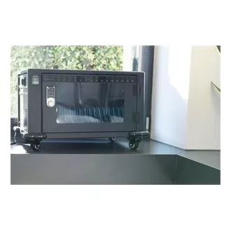 DIGITUS Nabíjecí vozík, 14", USB-C, elektronický PIN zámek,16 nabíjecích základen, ventilátor, 384 x 550 x 375 mm, černá DIGITUS Nabíjecí vozík, 14", USB-C, elektronický PIN zámek,16 nabíjecích základen, ventilátor, 384 x 550 x 375 mm, černá