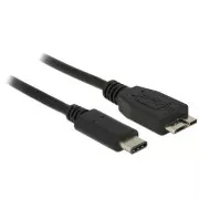 Delock kabel SuperSpeed USB 10 Gbps (USB 3.1, Gen 2) USB Type-C samec > USB type Micro-B samec 0.5 m černý