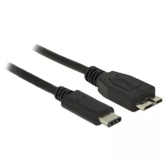 Delock kabel SuperSpeed USB 10 Gbps (USB 3.1, Gen 2) USB Type-C samec > USB type Micro-B samec 0.5 m černý Delock kabel SuperSpeed USB 10 Gbps (USB 3.1, Gen 2) USB Type-C samec > USB type Micro-B samec 0.5 m černý