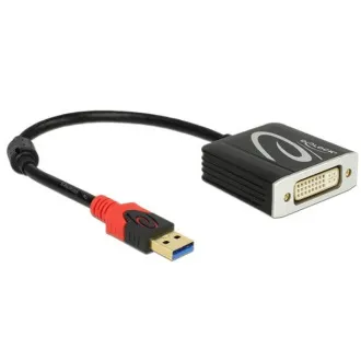 Delock Adapter USB 3.0 Type-A male > DVI female Delock Adapter USB 3.0 Type-A male > DVI female